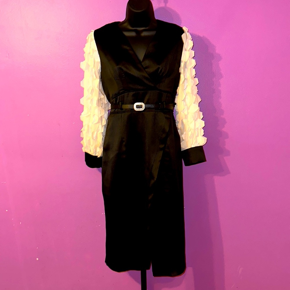 Black & White Evening Dress